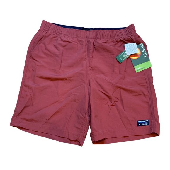 L.L. Bean Men's Athletic Shorts in Rust - Picture 2 of 6